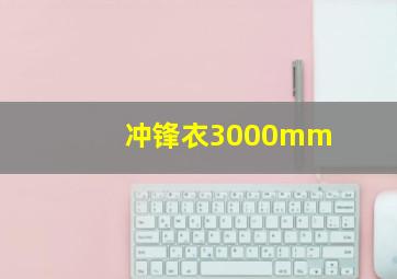 冲锋衣3000mm