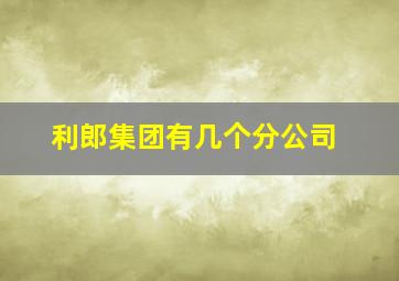 利郎集团有几个分公司