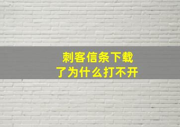 刺客信条下载了为什么打不开