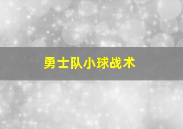 勇士队小球战术