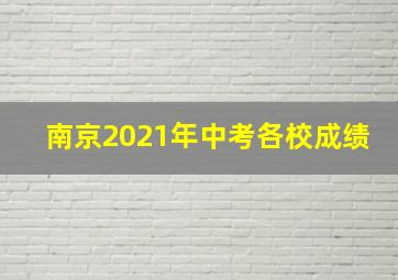 南京2021年中考各校成绩