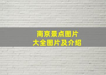 南京景点图片大全图片及介绍