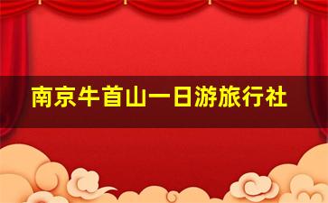 南京牛首山一日游旅行社