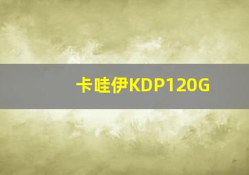 卡哇伊KDP120G