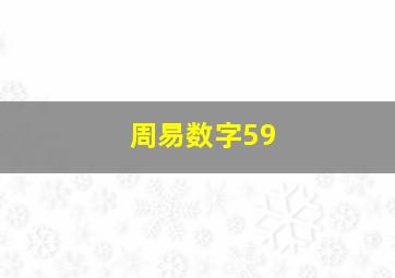 周易数字59