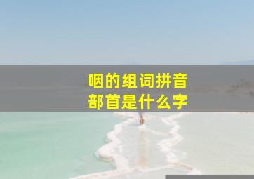 咽的组词拼音部首是什么字