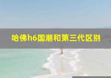 哈佛h6国潮和第三代区别