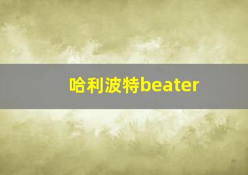 哈利波特beater