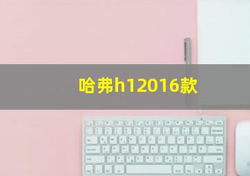 哈弗h12016款