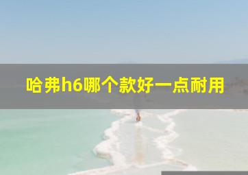 哈弗h6哪个款好一点耐用