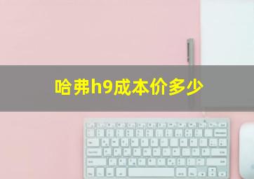 哈弗h9成本价多少