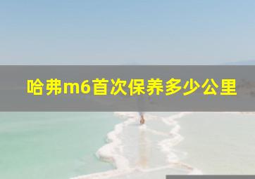 哈弗m6首次保养多少公里