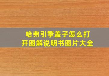 哈弗引擎盖子怎么打开图解说明书图片大全