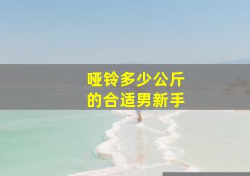 哑铃多少公斤的合适男新手