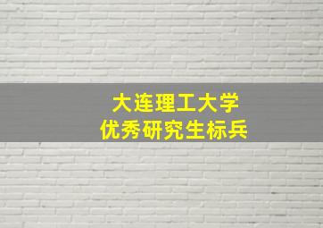 大连理工大学优秀研究生标兵