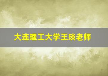 大连理工大学王琰老师