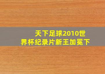 天下足球2010世界杯纪录片新王加冕下