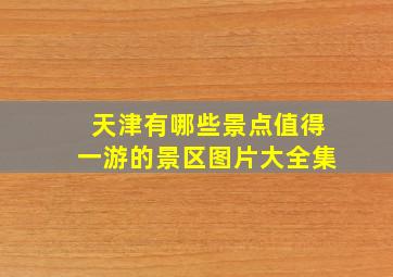 天津有哪些景点值得一游的景区图片大全集