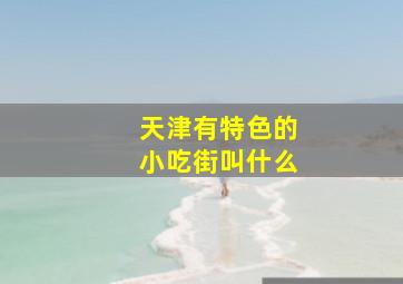 天津有特色的小吃街叫什么