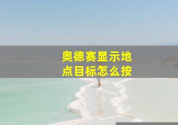 奥德赛显示地点目标怎么按