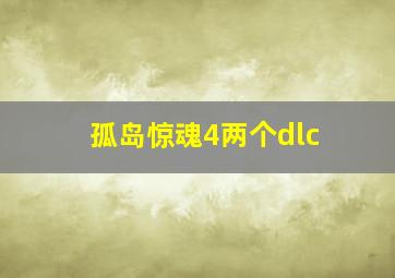 孤岛惊魂4两个dlc