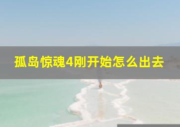 孤岛惊魂4刚开始怎么出去