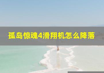 孤岛惊魂4滑翔机怎么降落