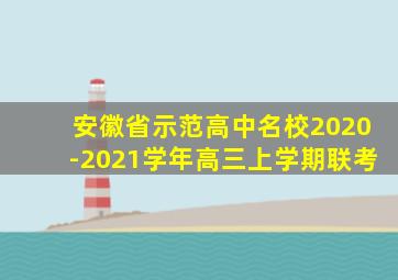 安徽省示范高中名校2020-2021学年高三上学期联考