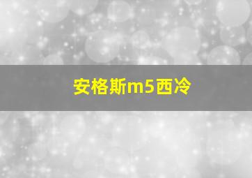 安格斯m5西冷