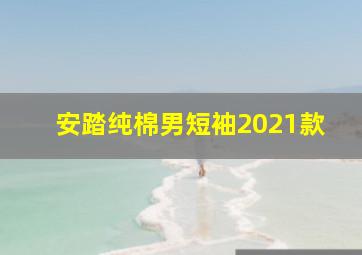 安踏纯棉男短袖2021款