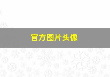 官方图片头像