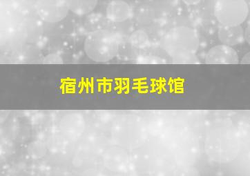 宿州市羽毛球馆