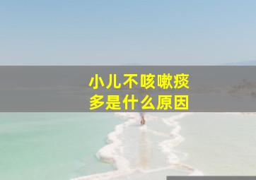 小儿不咳嗽痰多是什么原因