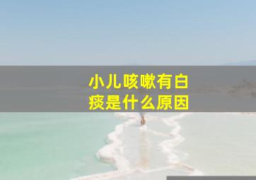 小儿咳嗽有白痰是什么原因