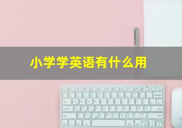 小学学英语有什么用