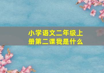 小学语文二年级上册第二课我是什么