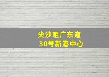 尖沙咀广东道30号新港中心