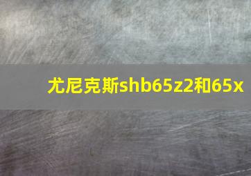 尤尼克斯shb65z2和65x