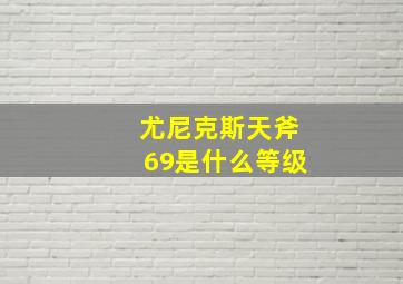 尤尼克斯天斧69是什么等级