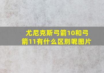 尤尼克斯弓箭10和弓箭11有什么区别呢图片