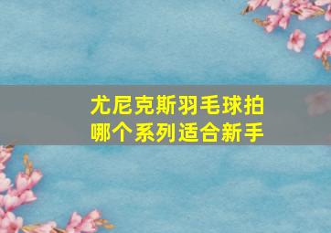 尤尼克斯羽毛球拍哪个系列适合新手