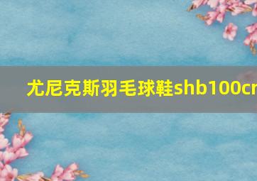 尤尼克斯羽毛球鞋shb100cr