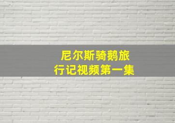 尼尔斯骑鹅旅行记视频第一集