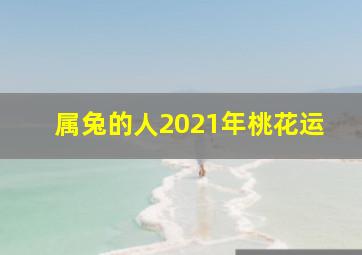 属兔的人2021年桃花运