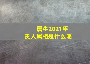 属牛2021年贵人属相是什么呢