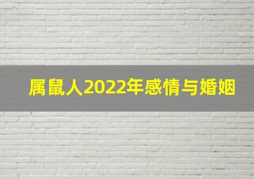 属鼠人2022年感情与婚姻