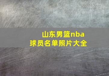 山东男篮nba球员名单照片大全