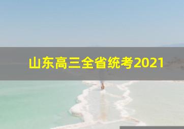 山东高三全省统考2021