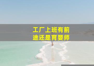 工厂上班有前途还是育婴师