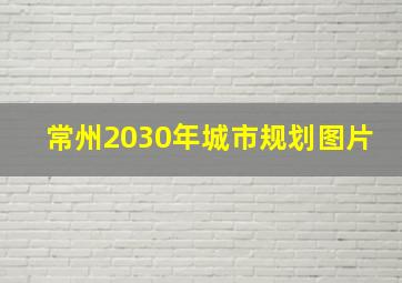 常州2030年城市规划图片